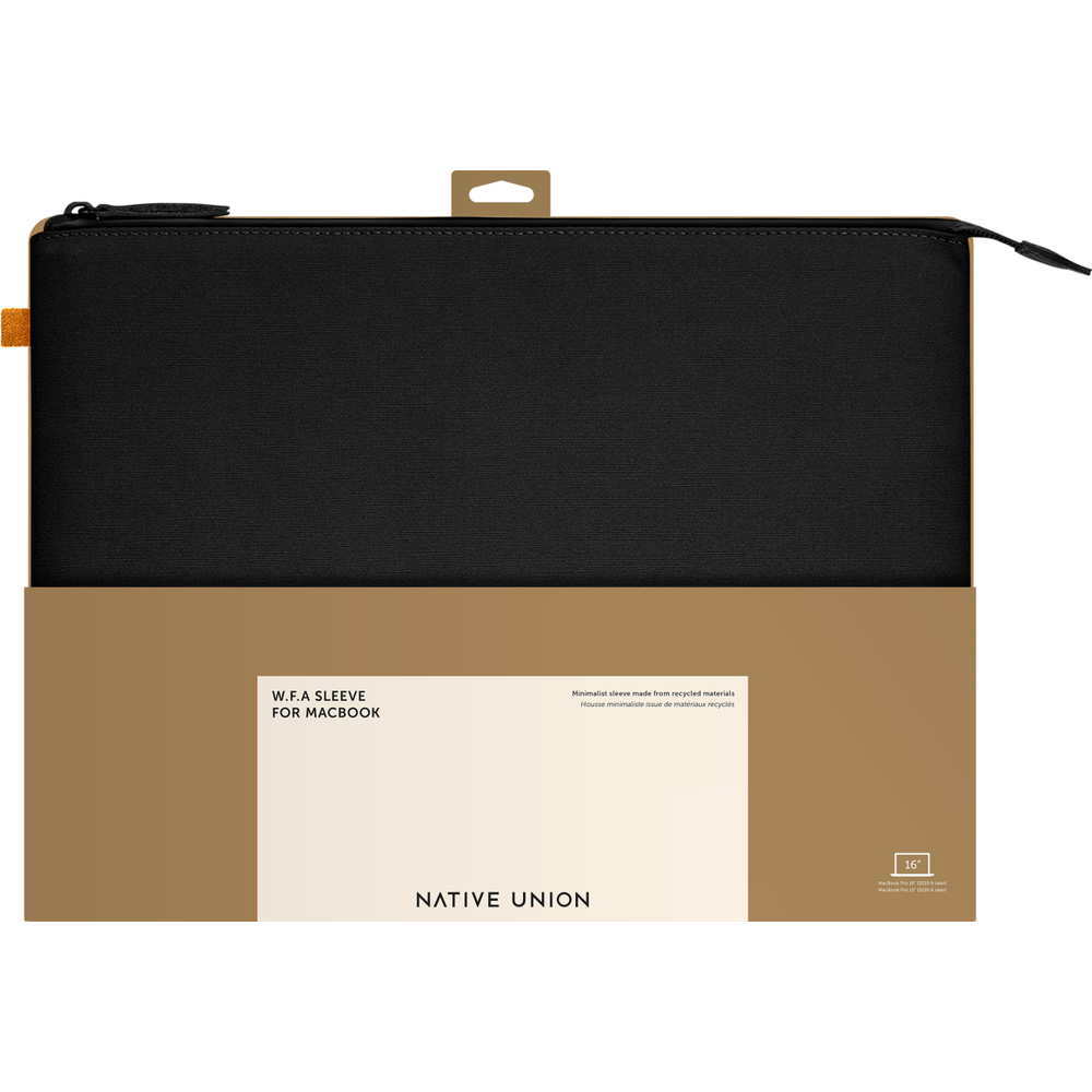 STOW-LT-MBS-BLK-16 Защитный чехол STOW LITE SLEEVE FOR MACBOOK 16", цвет: черный